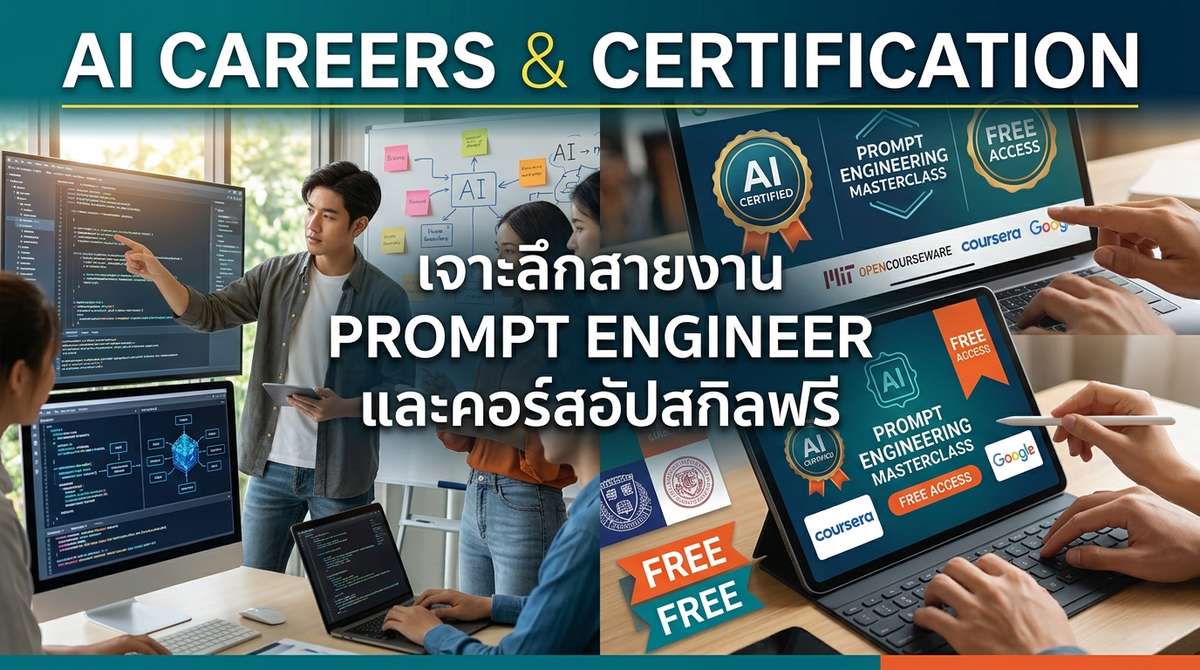 เจาะลึกสายงาน Prompt Engineer และคอร์สอัปสกิลฟรี