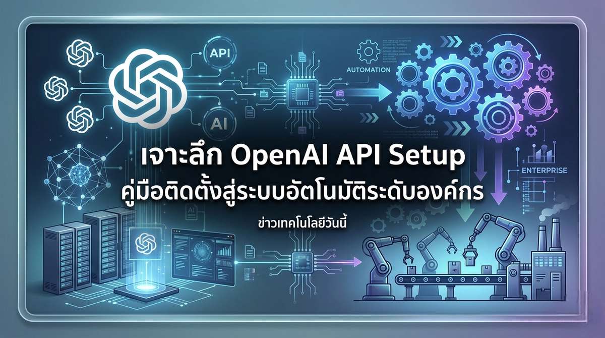 คู่มือ OpenAI API Setup 2026: ติดตั้งระบบ AI อัตโนมัติระดับองค์กร